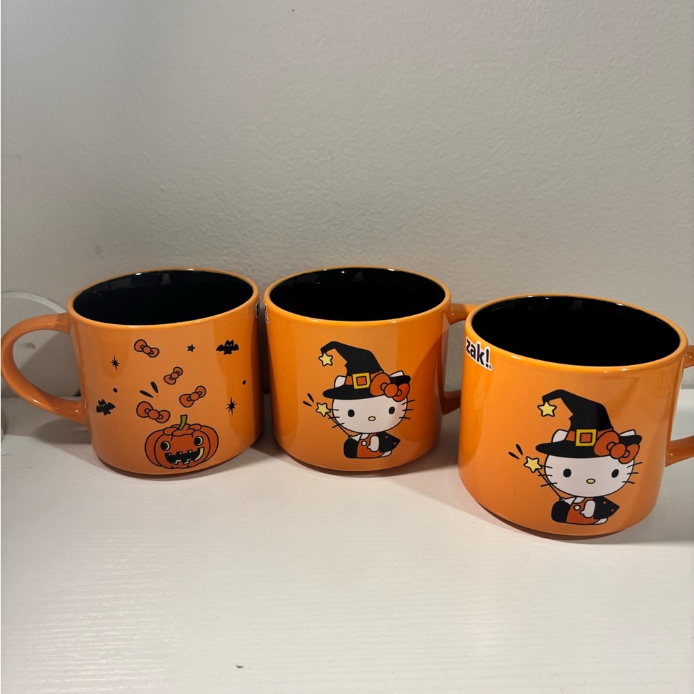 Sanrio Halloween Orange Mugs Set